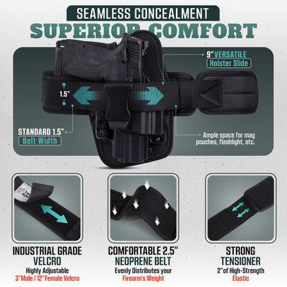 Tactical Schnauzer Concealed Carry Gun Belt