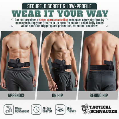 Tactical Schnauzer Concealed Carry Gun Belt